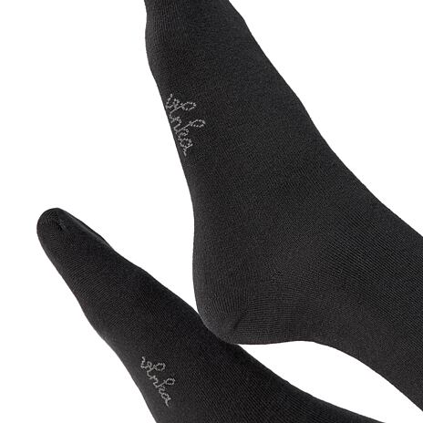 Bavlněné diabetické ponožky s aloe vera černá