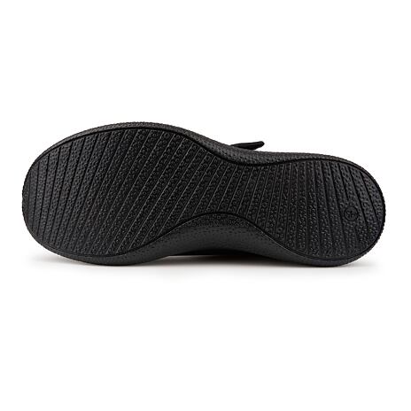 Baskets à velcro respirant pour hommes, noir