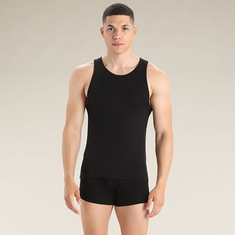 Pánské tílko Merino 150 Anatomica Tank Icebreaker Black