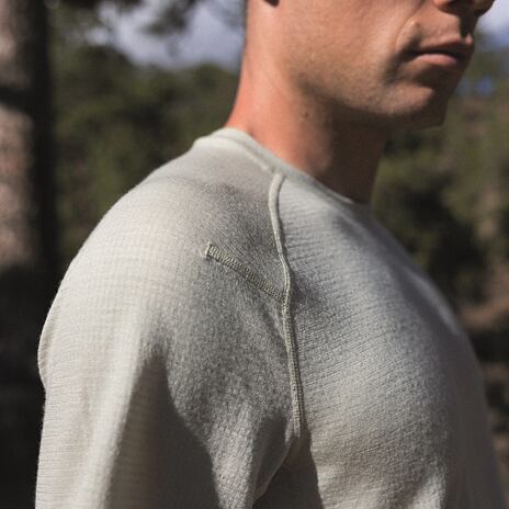 Pánské tričko Merino 200 Waffle Elevation SS Tee Icebreaker Aschen