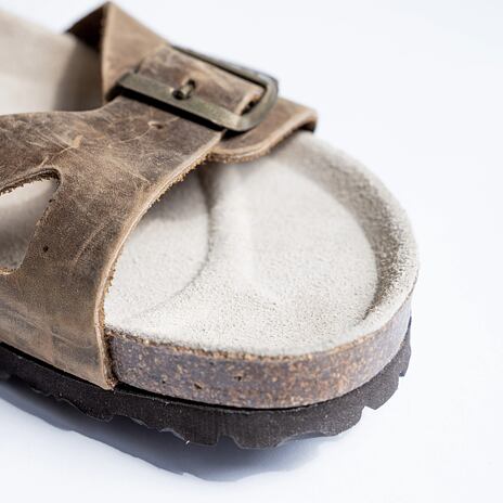 Sandales anatomiques en liège pour hommes Jindra, marron - 2ème qualité