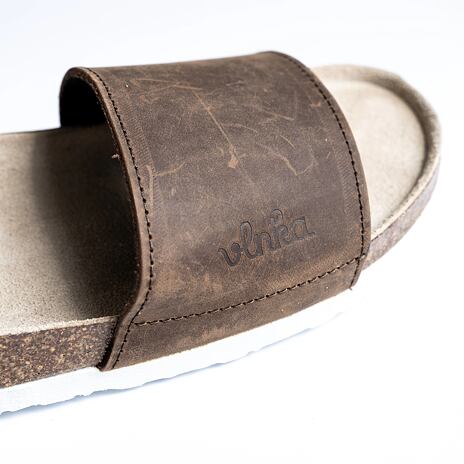 Claquettes anatomiques en liège pour hommes Trepky, marron - 2ème qualité
