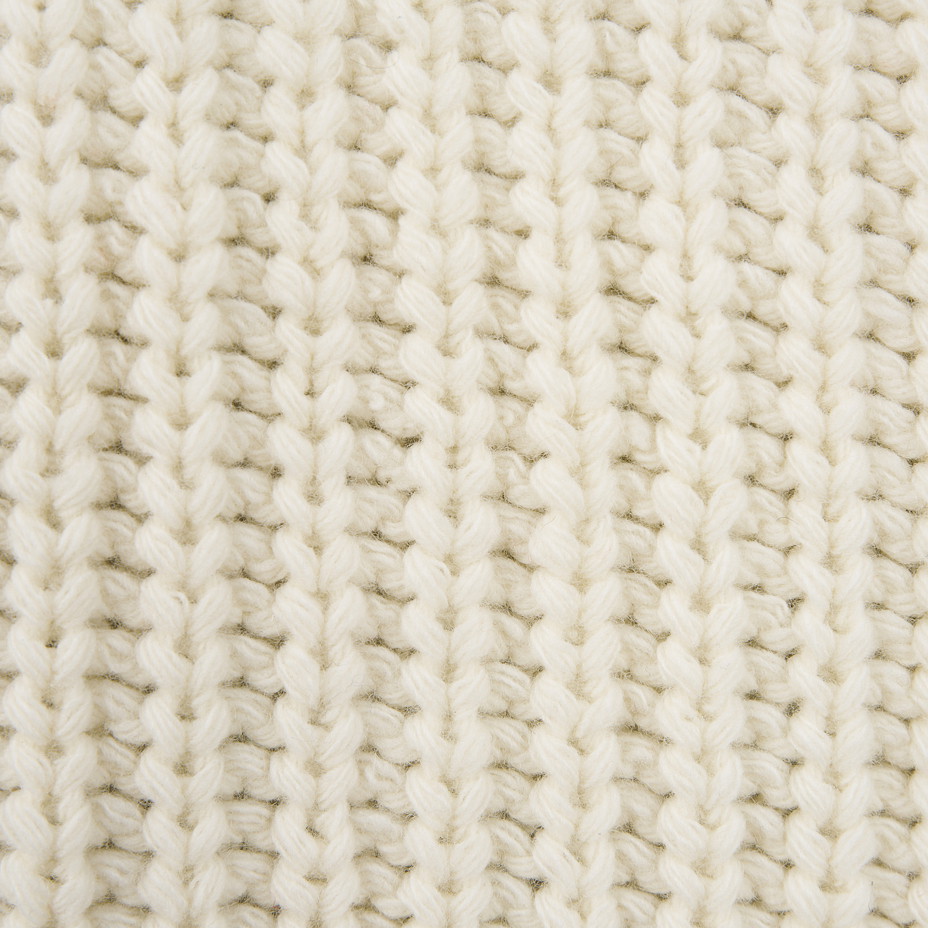 Dámský vlněný rolák se zipem bílá