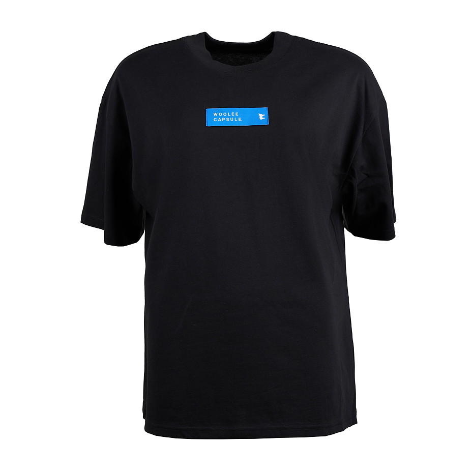 Biologisch katoenen T-shirt Woolee Capsule, zwart