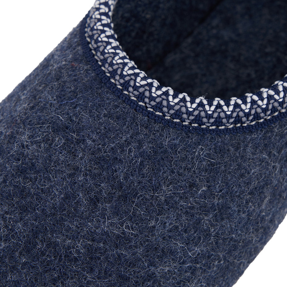 Dětské vlněné filcové bačkory Mika modrá