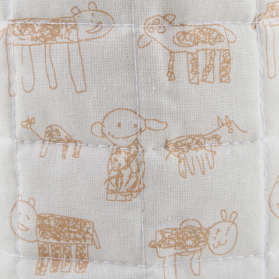 Kreslený bavlněný organizér na kosmetiku