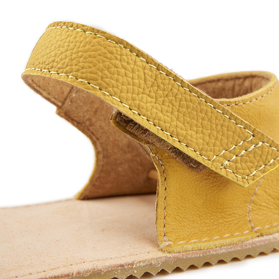 Dětské barefoot kožené sandály Miri hnědá