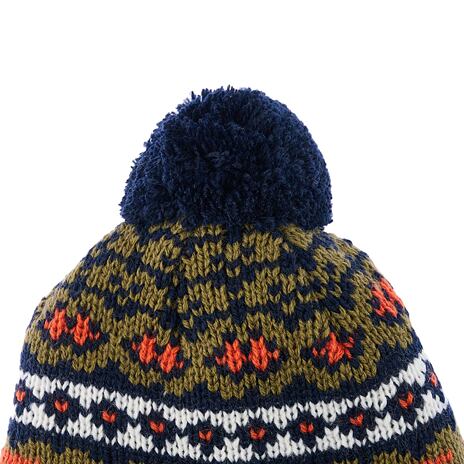 Vlnka Kids’ Wool Hat with Earflaps V18 Blue