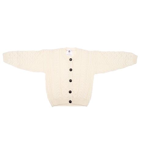 Pull en laine tricotée pour enfants S15 naturel