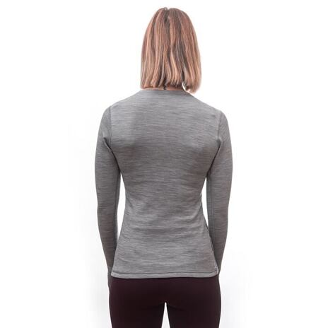 Dames functioneel T-shirt Sensor Merino Bold cool gray