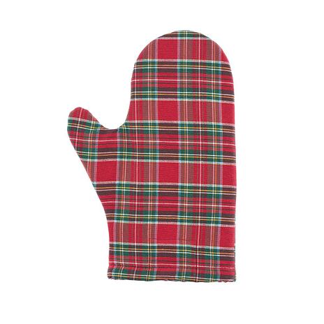 Handschuh mit Magnet weihnachtlich kariert