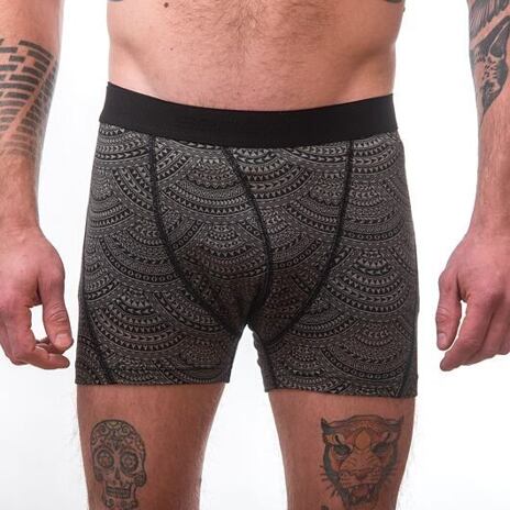 Pánské funkční trenky Sensor Merino Impress šedá/maori
