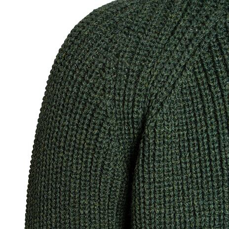 Wollpullover für Herren S12 grün