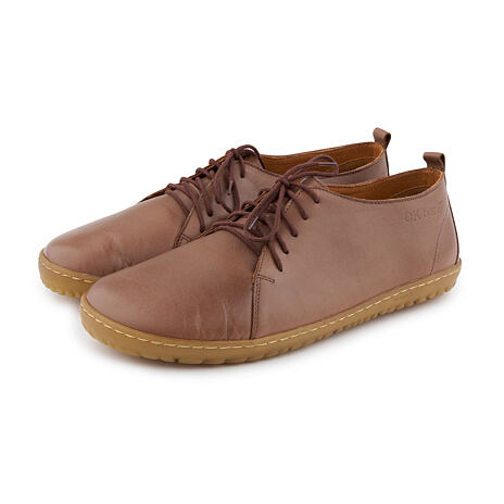 Chaussures barefoot en cuir pour hommes Oleg marron