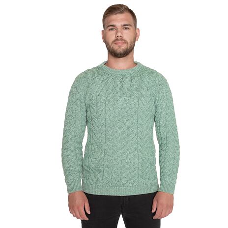 Pull en laine S08 turquoise