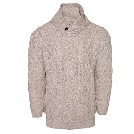 Pull en laine pour hommes Vlnka S18 nature