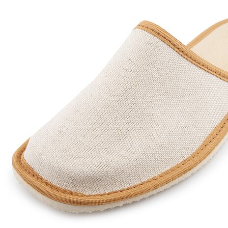 Men’s Summer Linen Slippers Natural