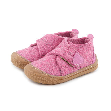 Vilten Momo kinderschoenen roze