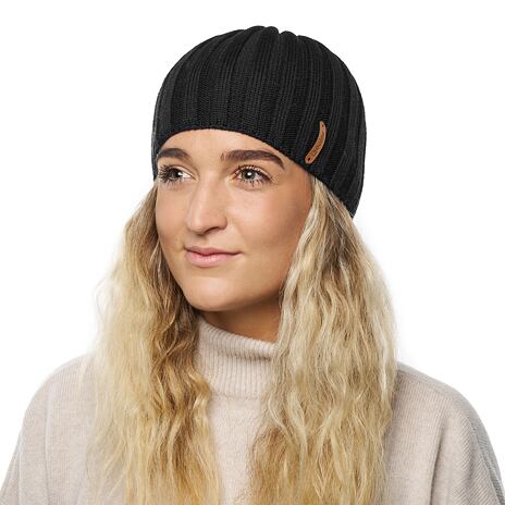 Căciulă de lână Woolee V34 - negru