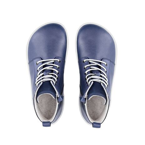 Scarpe Barefoot in pelle alla caviglia Be Lenka Atlas blu