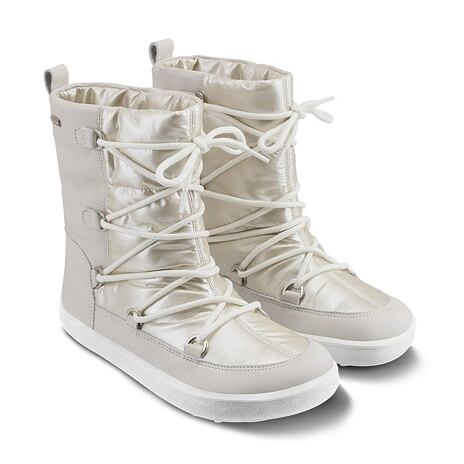 Women's Barefoot Snow Boots Be Lenka Snowfox White