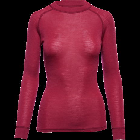 Funktionsshirt aus Merinowolle für Damen WARM Thermowave Tibetan Red