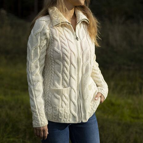 Women’s Vlnka Wool Sweater S06 Natural