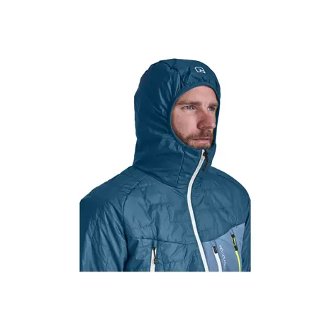 Anorak Piz Boe Jacket Ortovox Petrol Blue pour hommes