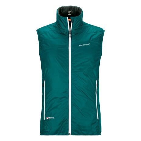 Gilet pour hommes Piz Cartas Ortovox Pacific Green