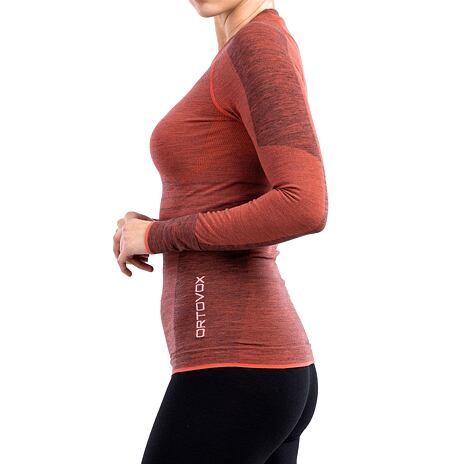 Women's 230 Competititon Long Sleeve Ortovox Merino Top Coral