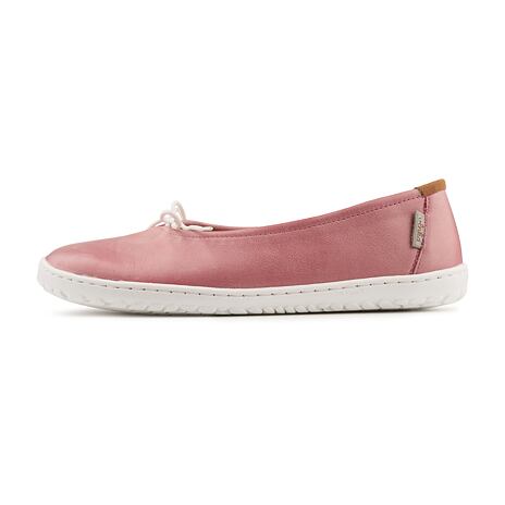 Women's barefoot leather ballerina flats Tamara pink