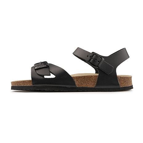 Heren kurken anatomische sandalen Jindra zwart