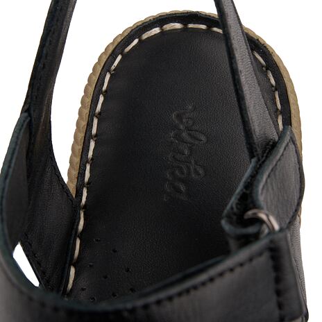 Women's leather sandals Apolena black