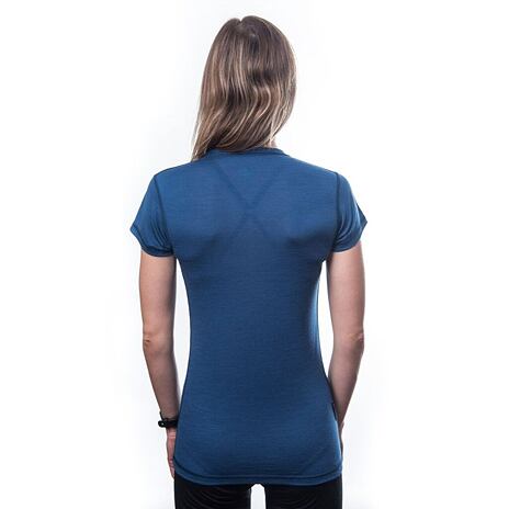 Funktions-T-Shirt für Damen Sensor Merino Air dunkelblau