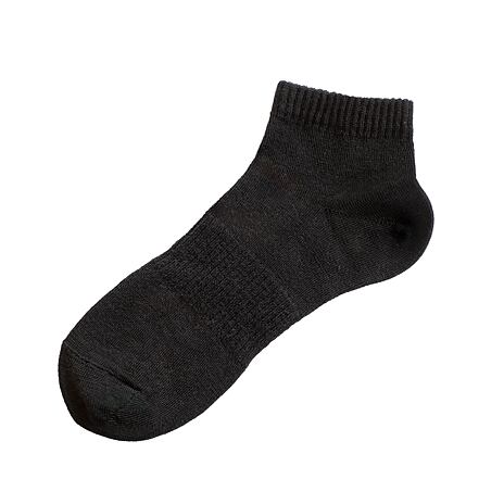 Ganzjahres-Wollsocken Merino schwarz