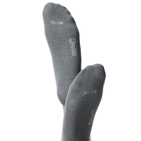 Chaussettes d'été Merino 2 paires grises