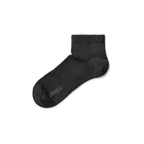 Celoroční vlněné ponožky kotníkové Merino černá