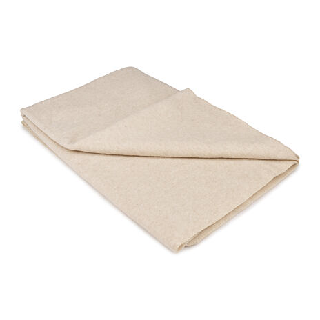 Soft wool blanket beige