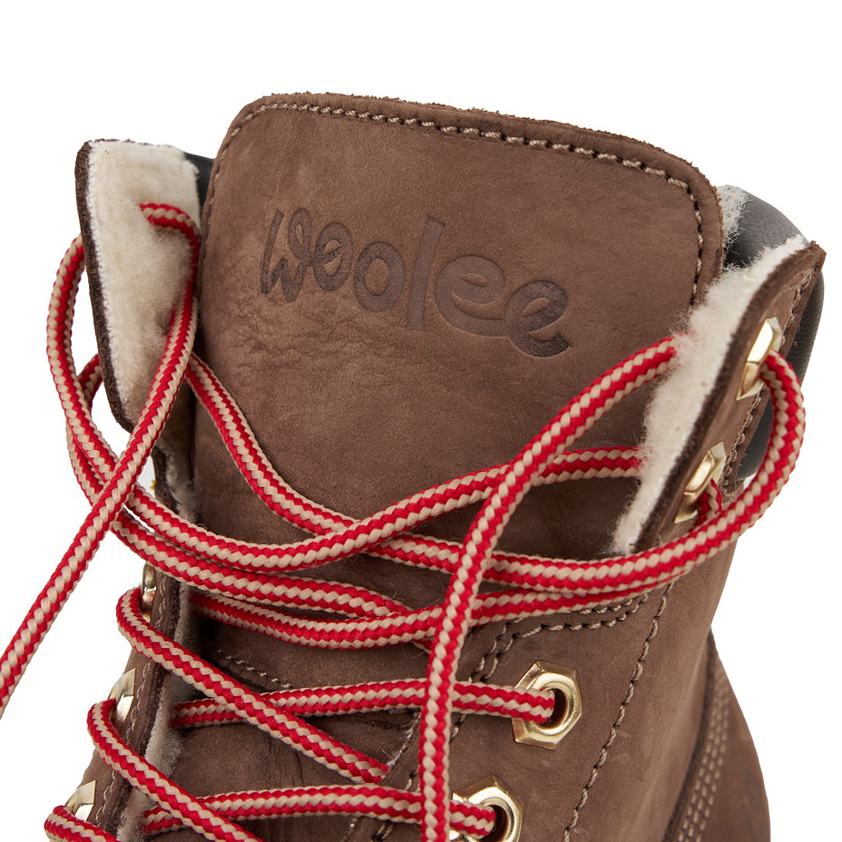 Huňaté farmářky Woolee světle hnědá