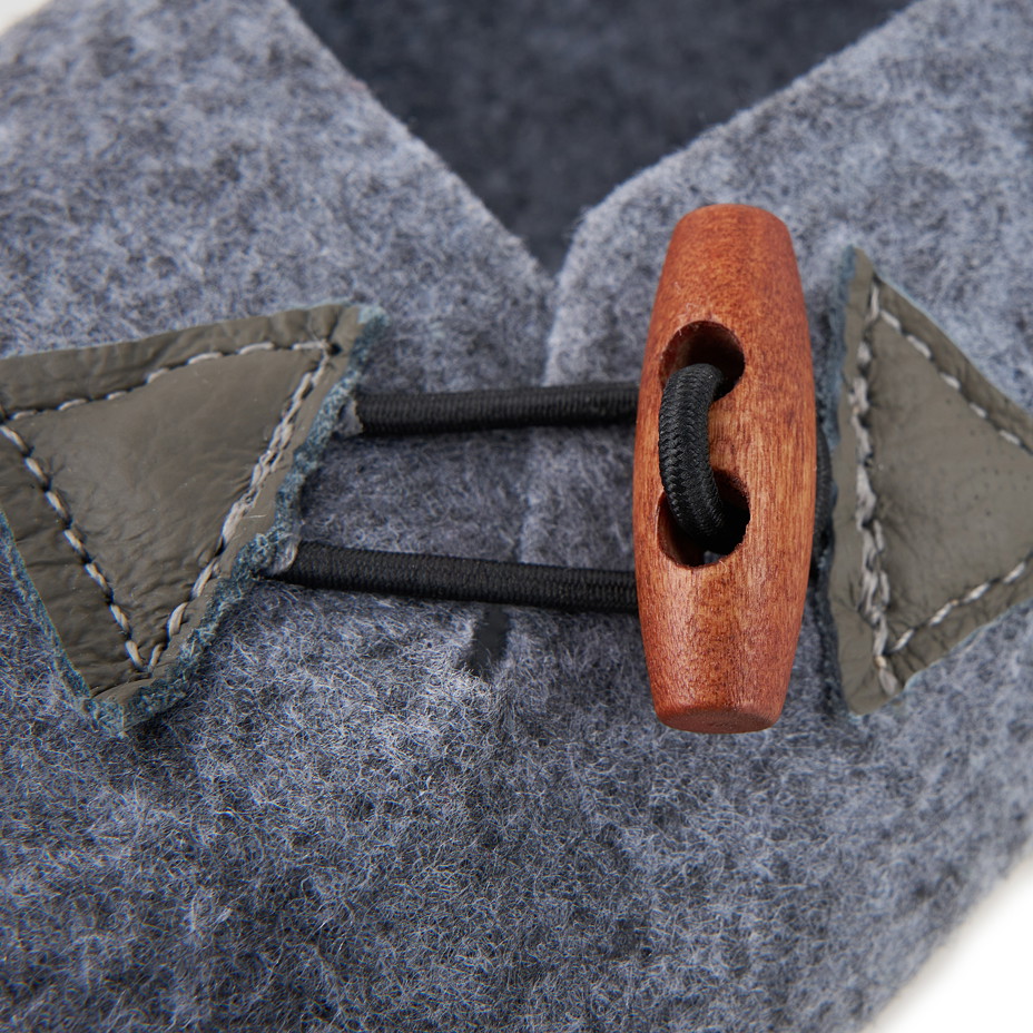 Dámské vlněné filcové bačkory Marisa šedá