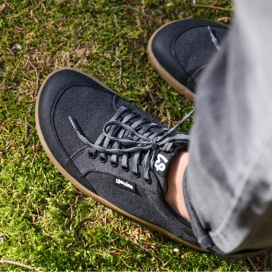 Dámske barefoot textilné tenisky Oxy čierna