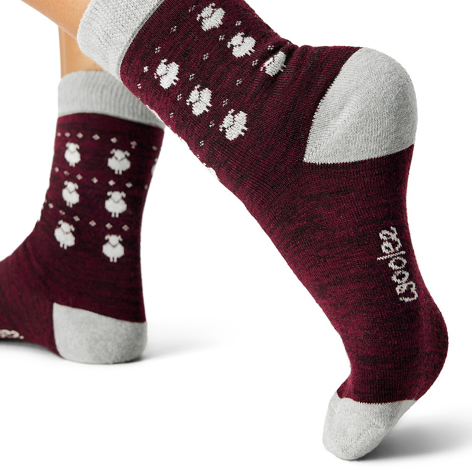 2 páry ponožek s Merino vlnou počítání oveček