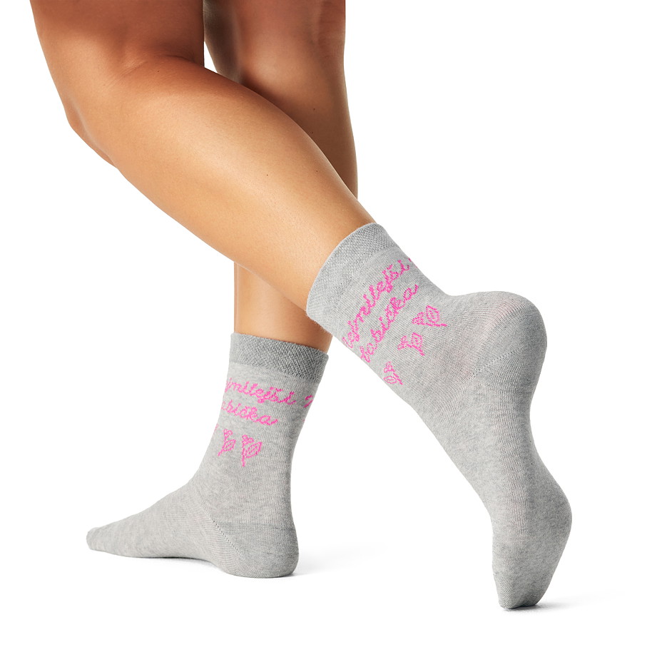 Dárkové bavlněné ponožky Nejmilejší babička