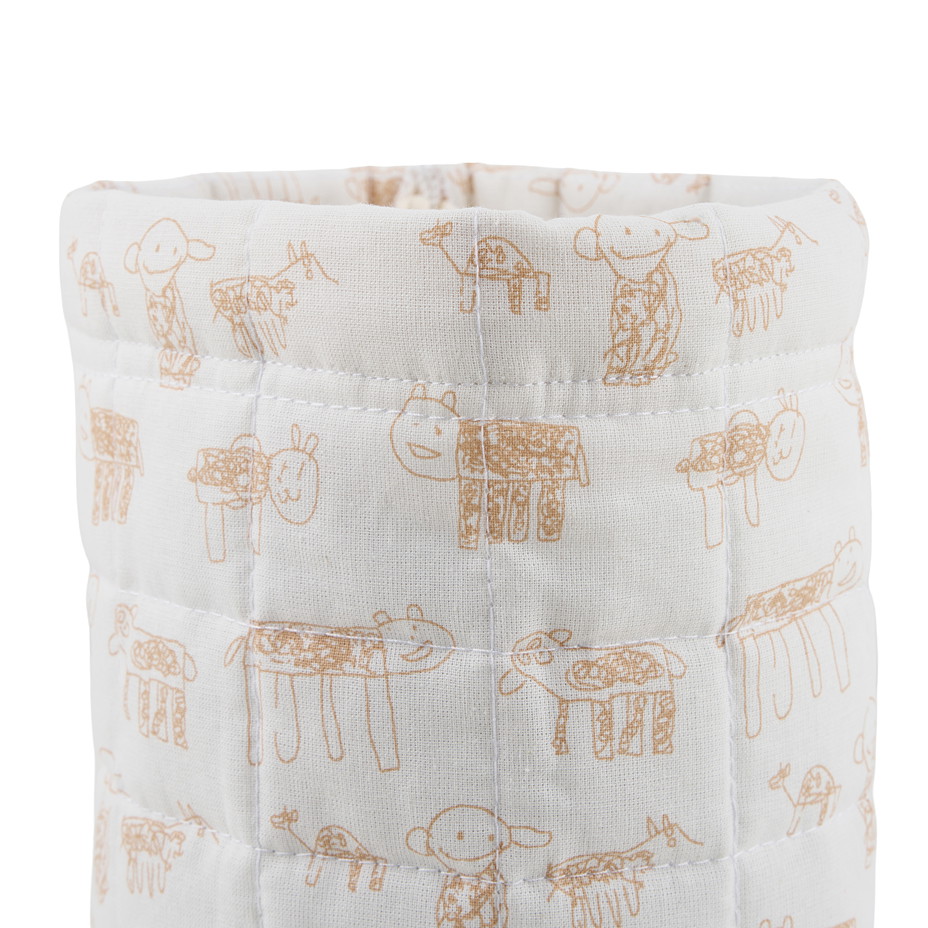 Kreslený bavlněný organizér na kosmetiku