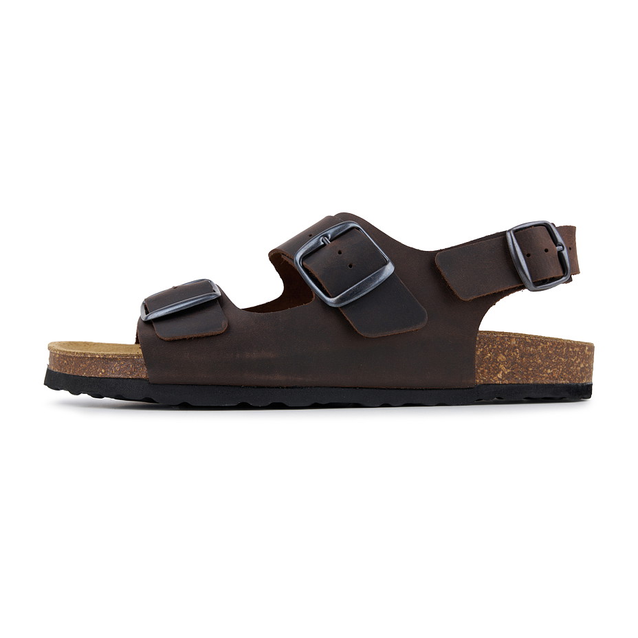 Heren anatomische kurken sandalen Petr, bruin