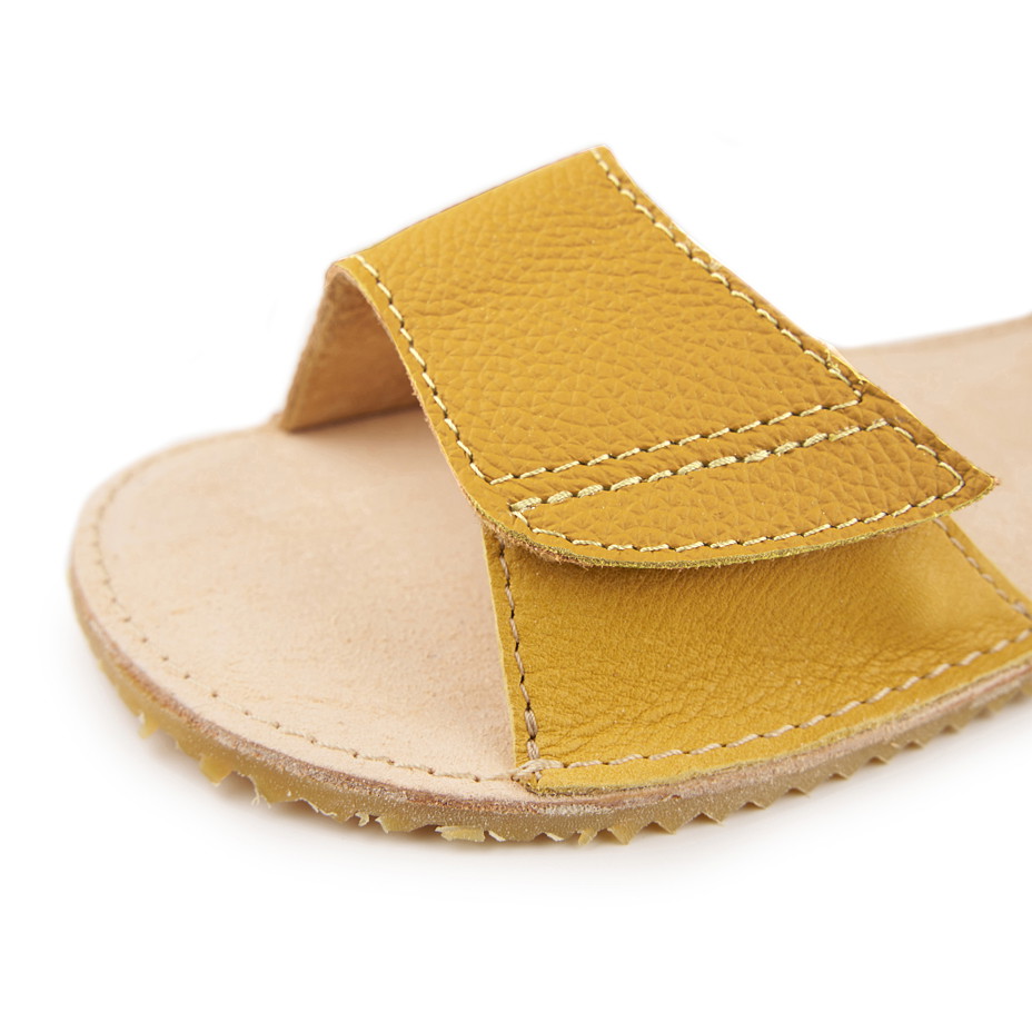 Dětské barefoot kožené sandály Miri hnědá