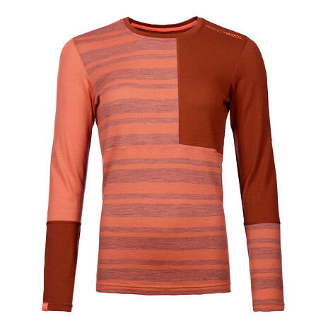 Women’s Ortovox 185 Rock'n'Wool Long Sleeve Merino Top Coral