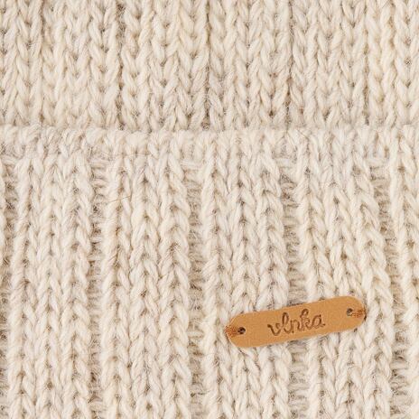 Vlnka Wool Beanie V11 Beige