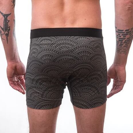 Pánské funkční trenky Sensor Merino Impress šedá/maori