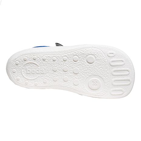 Teniși barefoot respirabili cu velcro pentru copii "Beda" - albastru